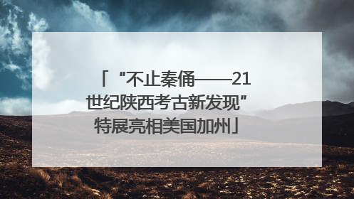 “不止秦俑——21世纪陕西考古新发现”特展亮相美国加州