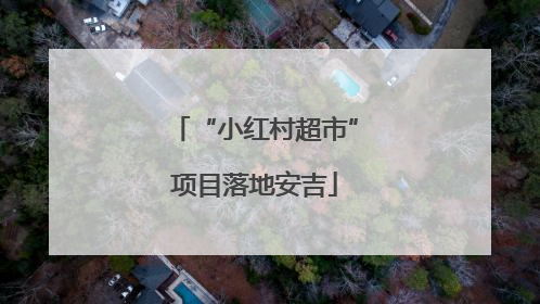 “小红村超市”项目落地安吉