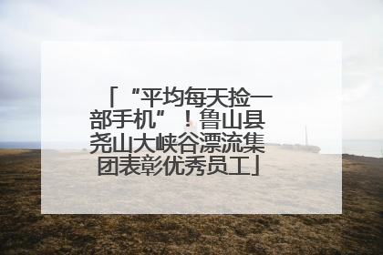 “平均每天捡一部手机”！鲁山县尧山大峡谷漂流集团表彰优秀员工