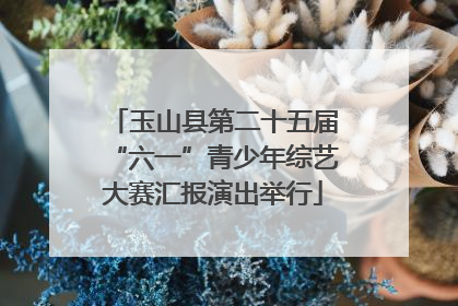 玉山县第二十五届“六一”青少年综艺大赛汇报演出举行