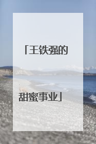 王铁强的甜蜜事业