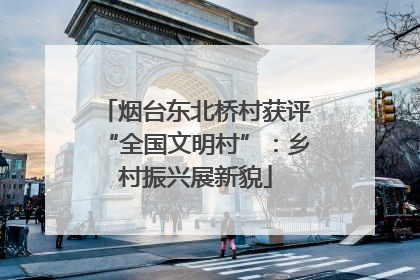 烟台东北桥村获评“全国文明村”：乡村振兴展新貌