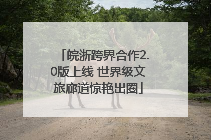 皖浙跨界合作2.0版上线 世界级文旅廊道惊艳出圈
