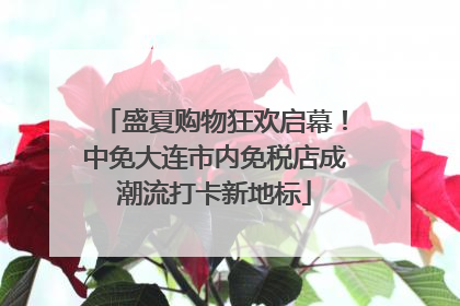 盛夏购物狂欢启幕！中免大连市内免税店成潮流打卡新地标
