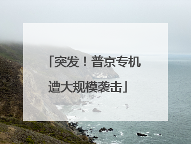 突发！普京专机遭大规模袭击