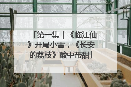 第一集｜《临江仙》开局小雷，《长安的荔枝》酸中带甜