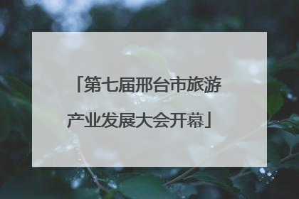 第七届邢台市旅游产业发展大会开幕