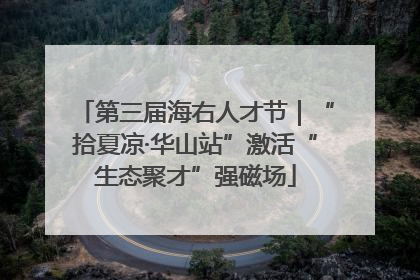第三届海右人才节｜“拾夏凉·华山站”激活“生态聚才”强磁场