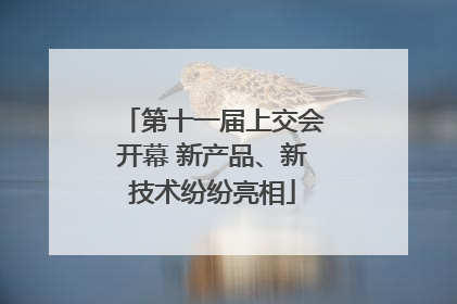 第十一届上交会开幕 新产品、新技术纷纷亮相