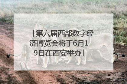 第六届西部数字经济博览会将于6月19日在西安举办