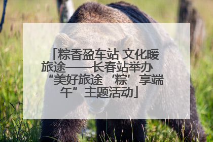 粽香盈车站 文化暖旅途——长春站举办 “美好旅途‘粽’享端午”主题活动