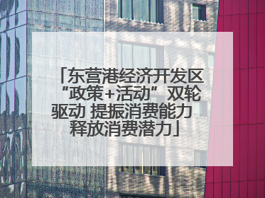 东营港经济开发区“政策+活动”双轮驱动 提振消费能力 释放消费潜力