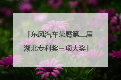 东风汽车荣膺第二届湖北专利奖三项大奖