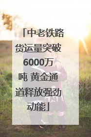 中老铁路货运量突破6000万吨 黄金通道释放强劲动能