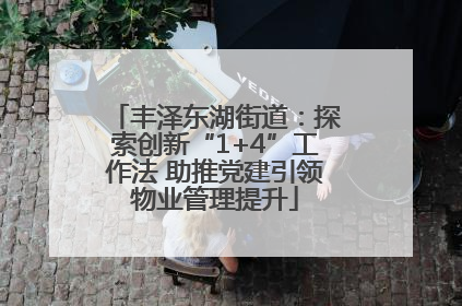 丰泽东湖街道：探索创新“1+4”工作法 助推党建引领物业管理提升