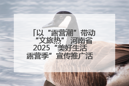 以“露营潮”带动“文旅热” 河南省2025“美好生活露营季”宣传推广活动在平舆县启动