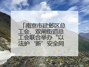 南京市建邺区总工会、双闸街道总工会联合举办“以法护‘新’安全同行”暨劳模宣讲进工地服务活动