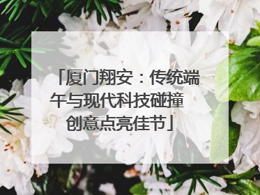 厦门翔安：传统端午与现代科技碰撞 创意点亮佳节