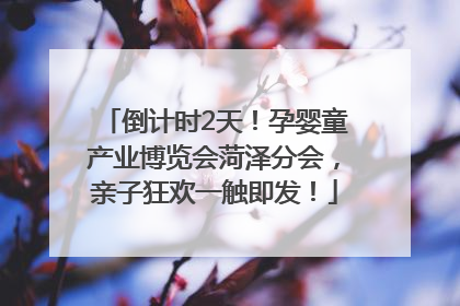 倒计时2天！孕婴童产业博览会菏泽分会，亲子狂欢一触即发！