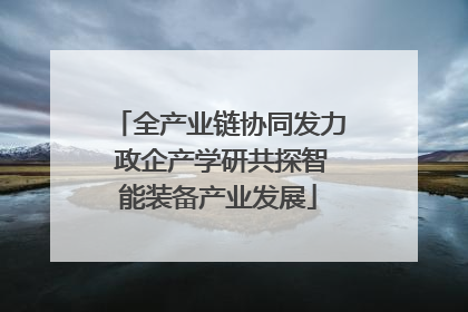 全产业链协同发力 政企产学研共探智能装备产业发展