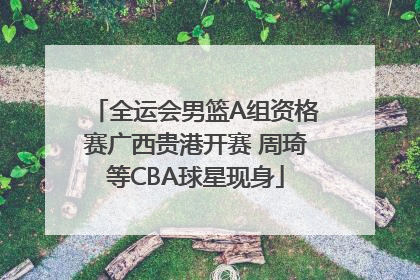 全运会男篮A组资格赛广西贵港开赛 周琦等CBA球星现身