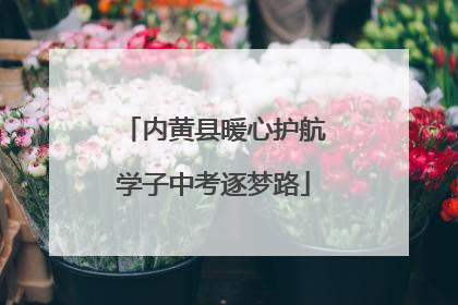 内黄县暖心护航学子中考逐梦路