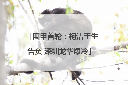围甲首轮：柯洁手生告负 深圳龙华爆冷