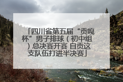 四川省第五届“贡嘎杯”男子排球（初中组）总决赛开赛 自贡这支队伍打进半决赛