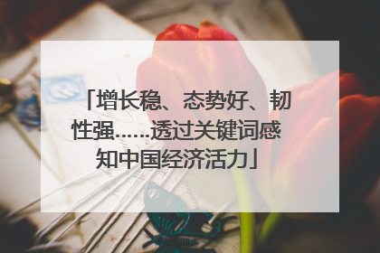 增长稳、态势好、韧性强……透过关键词感知中国经济活力