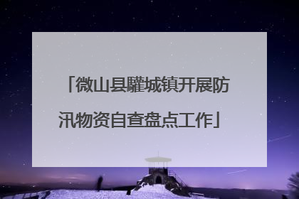 微山县驩城镇开展防汛物资自查盘点工作