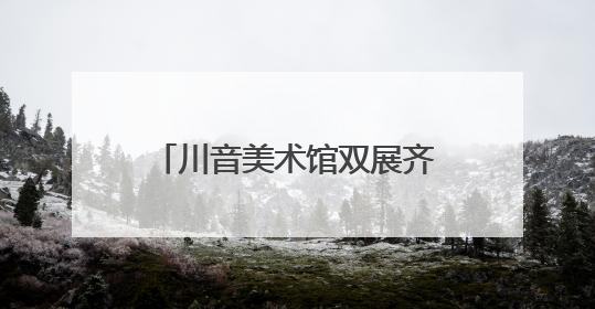 川音美术馆双展齐发，为青年艺术人才提供成长平台