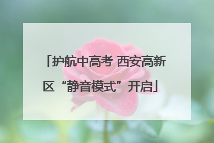 护航中高考 西安高新区“静音模式”开启