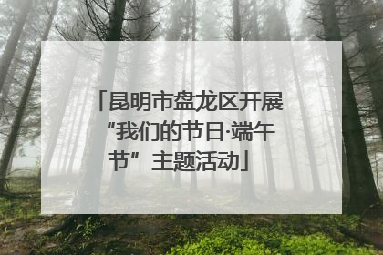 昆明市盘龙区开展“我们的节日·端午节”主题活动