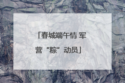 春城端午情 军营“粽”动员