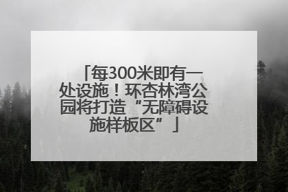 每300米即有一处设施！环杏林湾公园将打造“无障碍设施样板区”