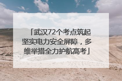 武汉72个考点筑起坚实电力安全屏障，多维举措全力护航高考