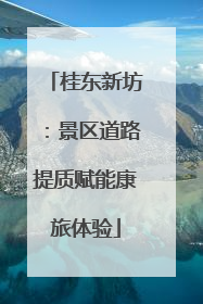 桂东新坊：景区道路提质赋能康旅体验