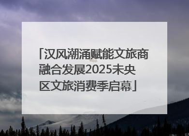 汉风潮涌赋能文旅商融合发展2025未央区文旅消费季启幕
