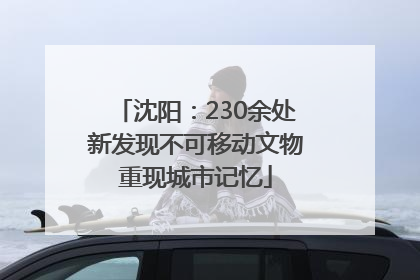 沈阳：230余处新发现不可移动文物重现城市记忆