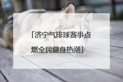 济宁气排球赛事点燃全民健身热潮