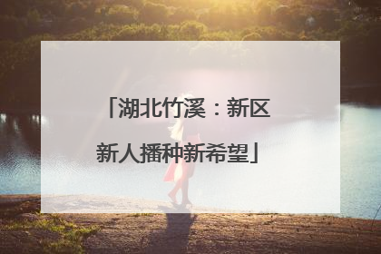 湖北竹溪：新区新人播种新希望