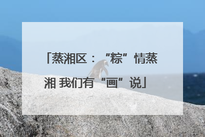 蒸湘区：“粽”情蒸湘 我们有“画”说