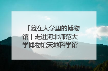 藏在大学里的博物馆｜走进河北师范大学博物馆天地科学馆：在校园里赴一场“宇宙之约”