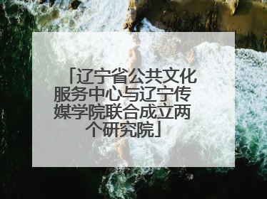 辽宁省公共文化服务中心与辽宁传媒学院联合成立两个研究院