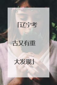 辽宁考古又有重大发现