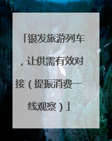 银发旅游列车，让供需有效对接（提振消费一线观察）