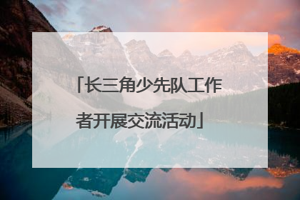 长三角少先队工作者开展交流活动
