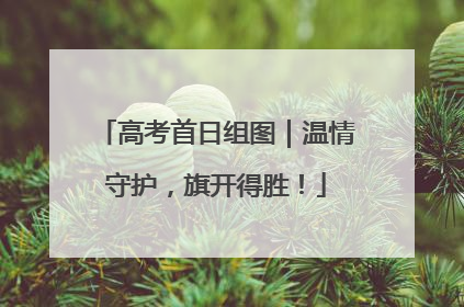 高考首日组图｜温情守护，旗开得胜！