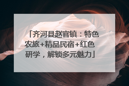 齐河县赵官镇：特色农旅+精品民宿+红色研学，解锁多元魅力