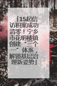 15起信访积案成功清零！宁乡市花明楼镇创建“三个一”体系，解锁基层治理新姿势